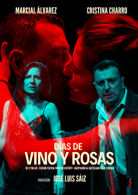 Cartel de Teatro Dias de vino y rosas
